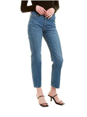 Helmut Lang Classic Straight Leg Jean - mid / medium blue wash size 26